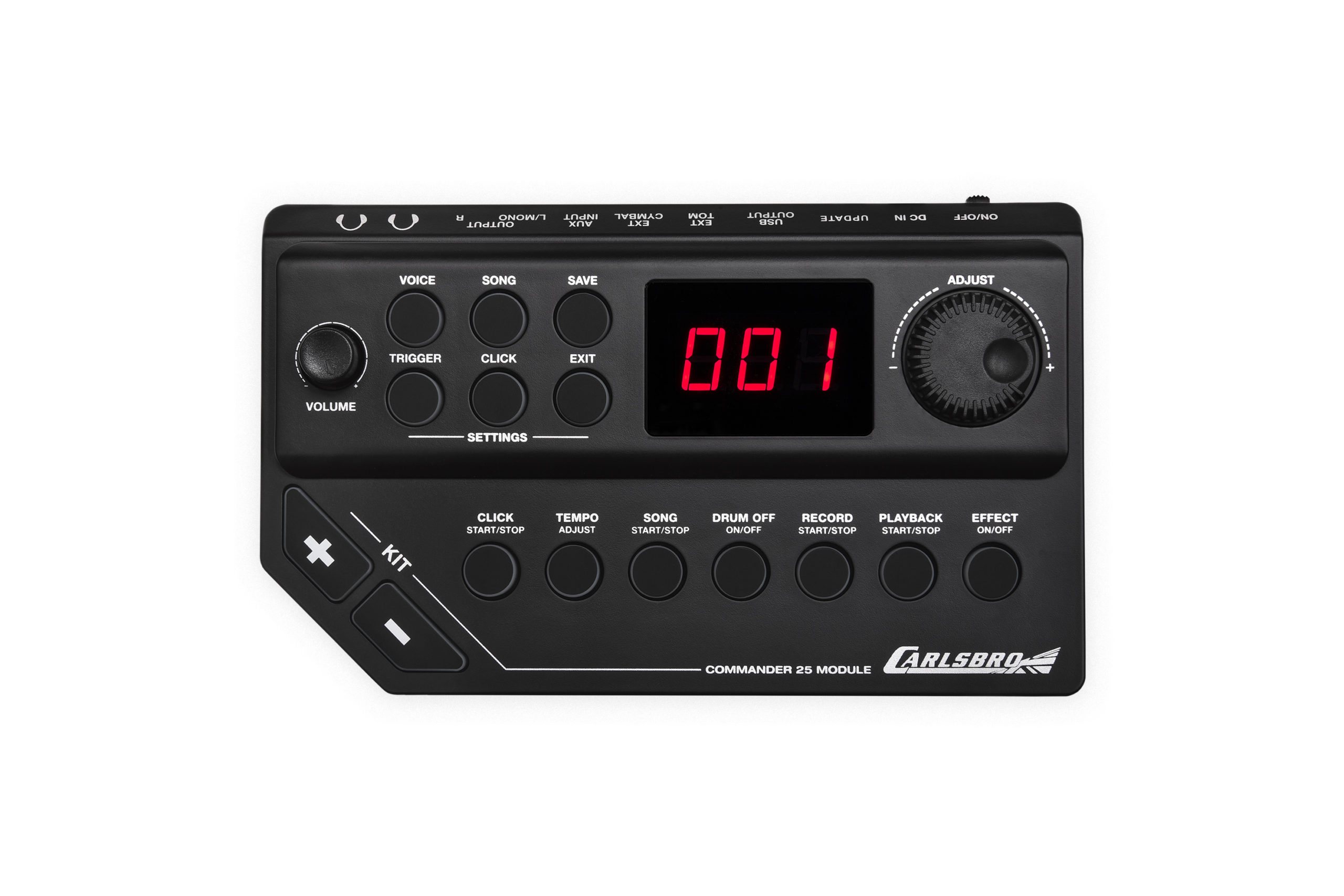 Carlsbro-CSD35M-electronic-drum-kit-sound-module-front-panel