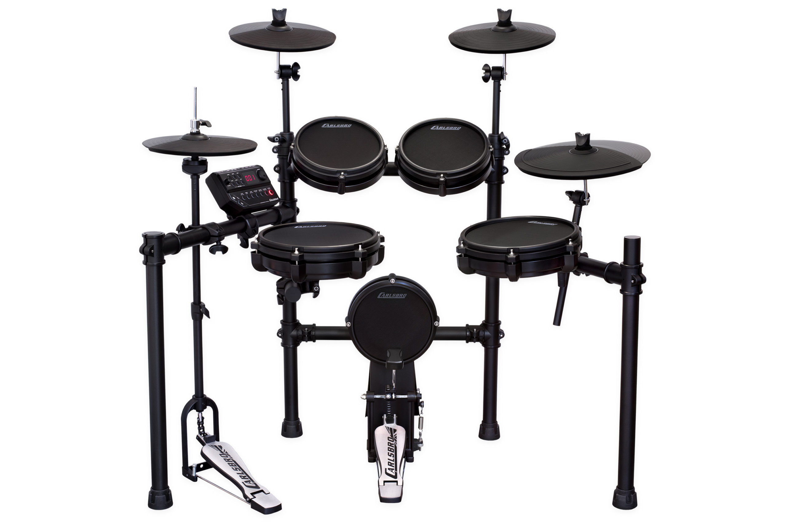 Carlsbro-CSD45M-electronic-drum-kit-front-side-view-scaled-1